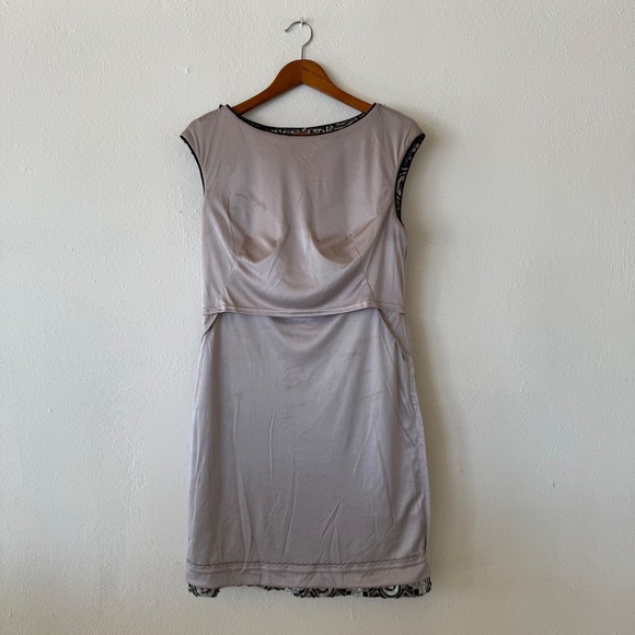 Sue Wong Nocturne Sequin Cocktail Dress Women's Size‎ 10 Black Silver Gold - Picture 6 of 8